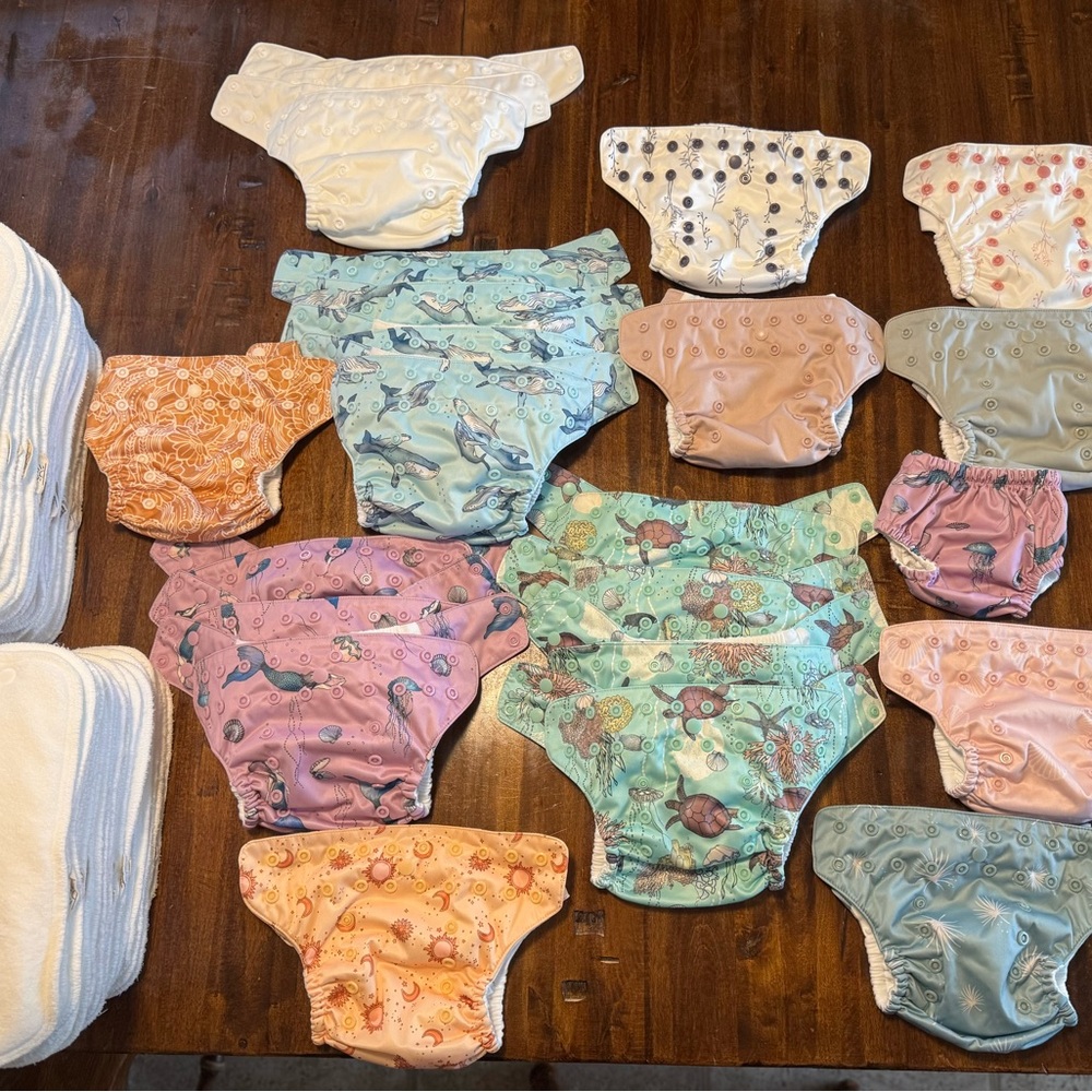 23 New Beautiful EcoNaps Cloth Diaper Set